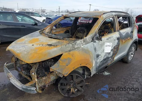 2014 Kia Sportage Lx z USA, uszkodzony, nr VIN KNDPBCAC8E7619222